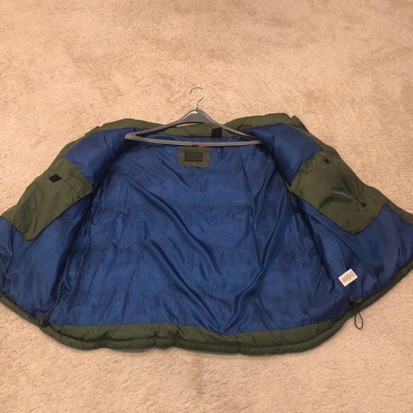 St Johns Bay Army Green Puffer Vest - Picture 4 of 6